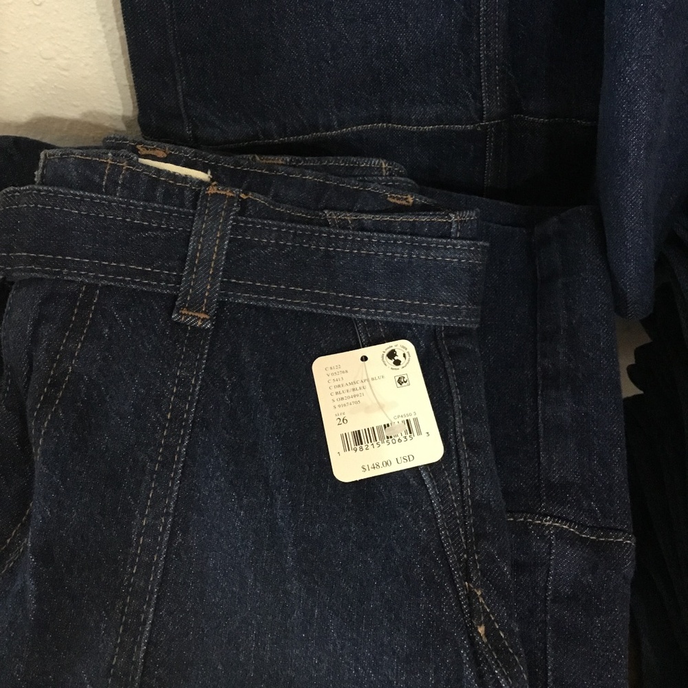 Free People Blue Flare & Wide Leg Jeans - Picture 8 of 9